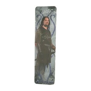 Vintage Aragorn Tab Bookmark, 2002 Lord Rings Two Towers, Y2K Movie, XTAB-622477